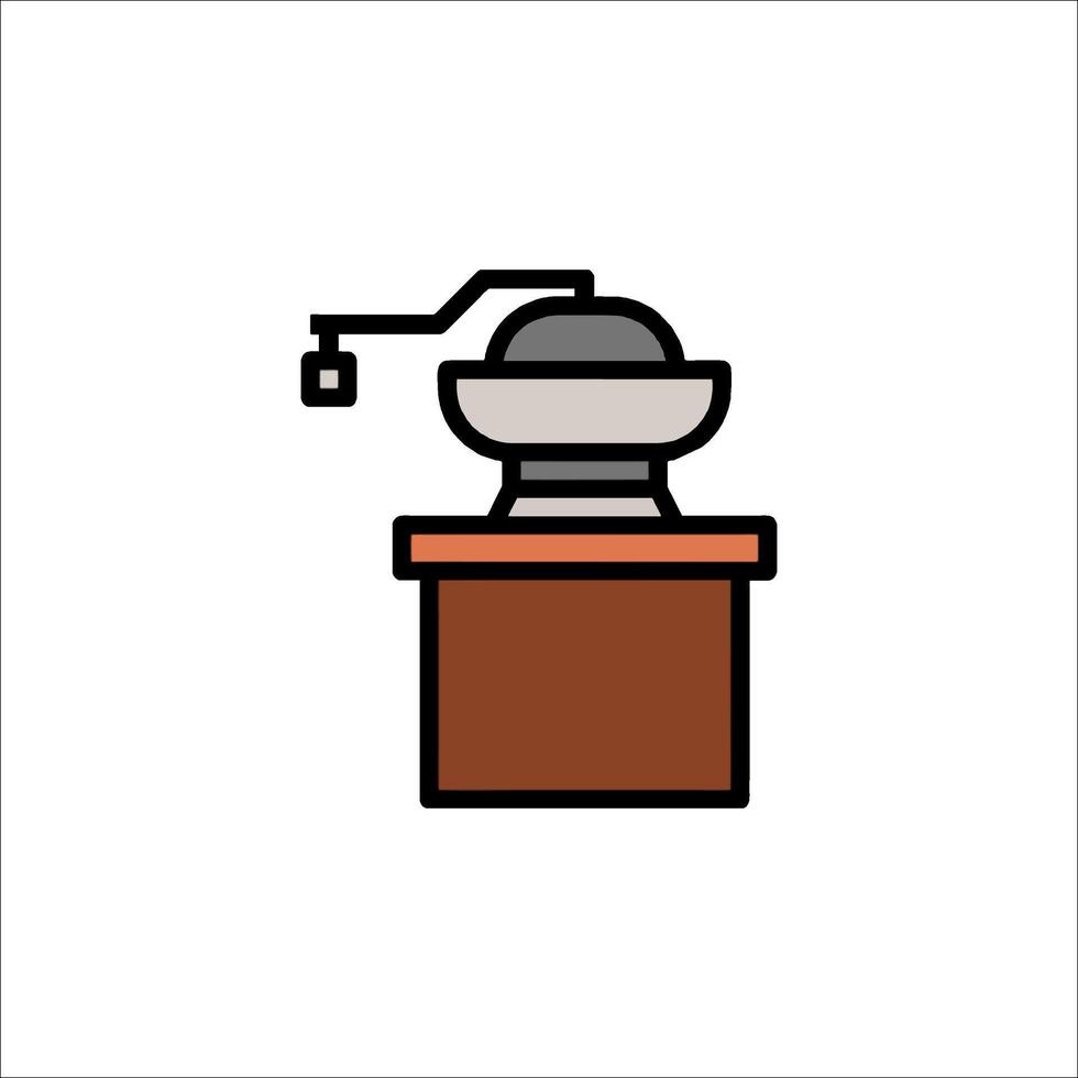 Coffee grinder icon illustration vector