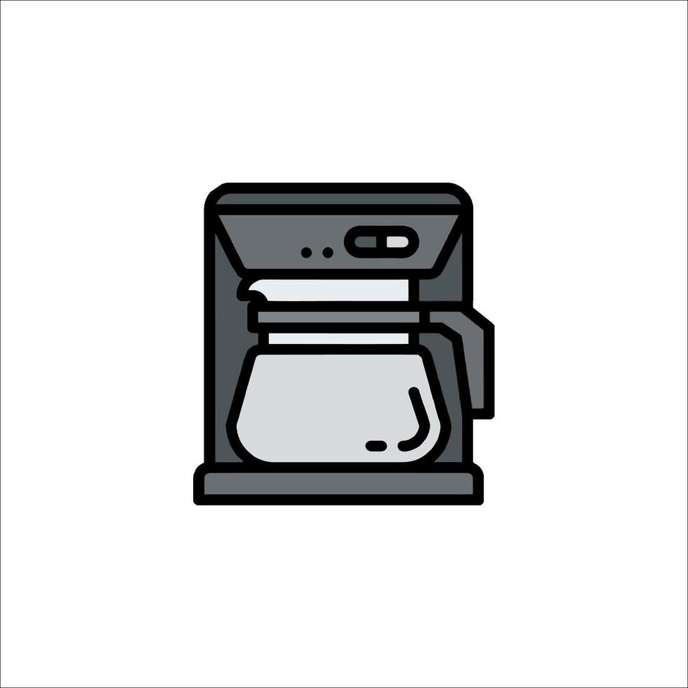 Coffee maker icon illustration vector