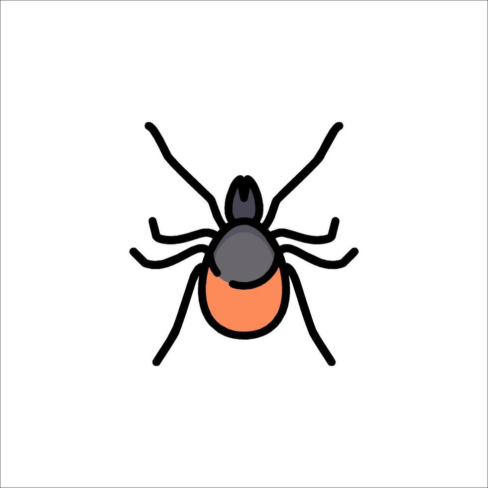 Tick icon isolated on white background vector
