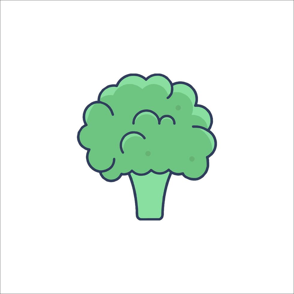 Broccoli icon illustration vector