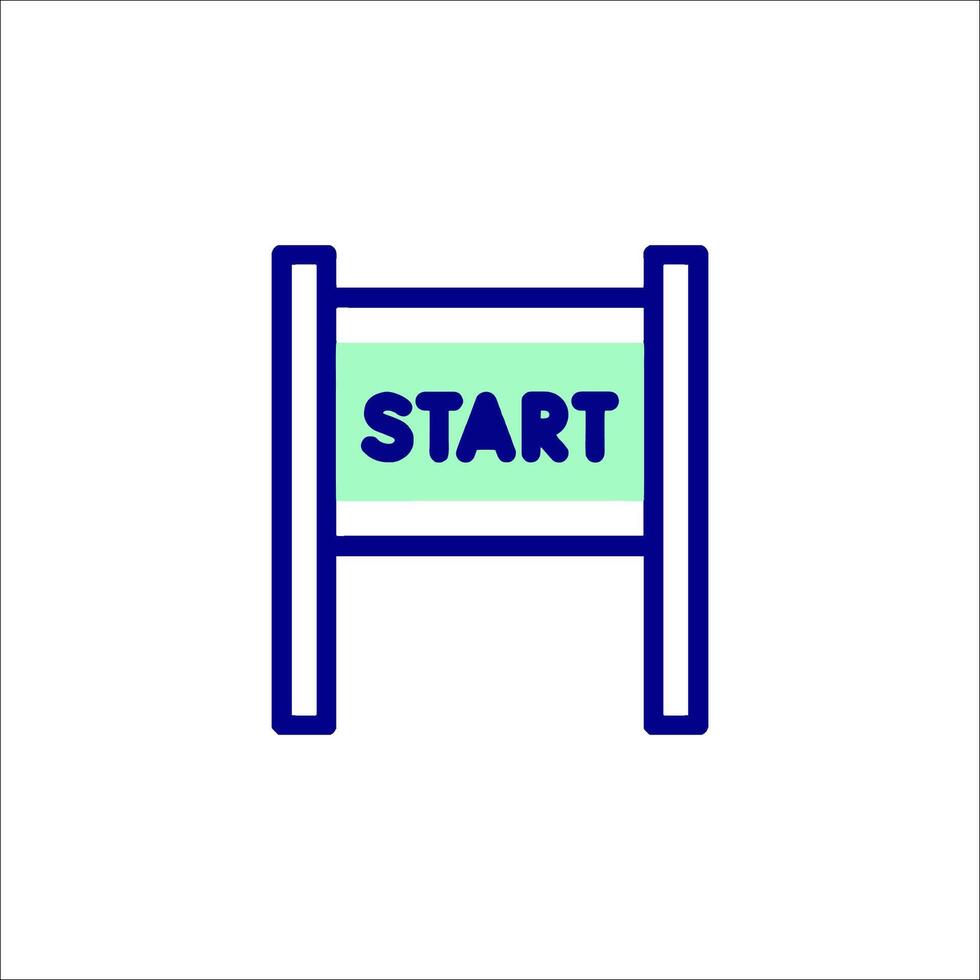 Start icon illustration vector