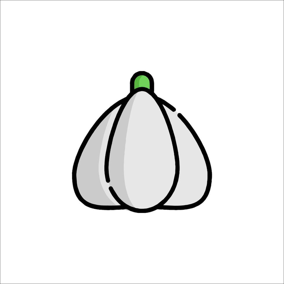 A garlic bulb icon on a white background vector
