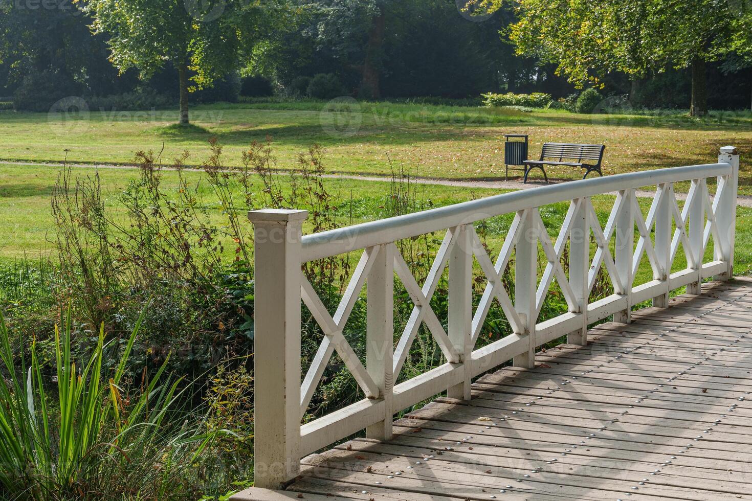 A wooden bridge photo