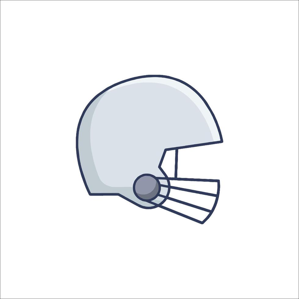 A football helmet icon on a white background vector