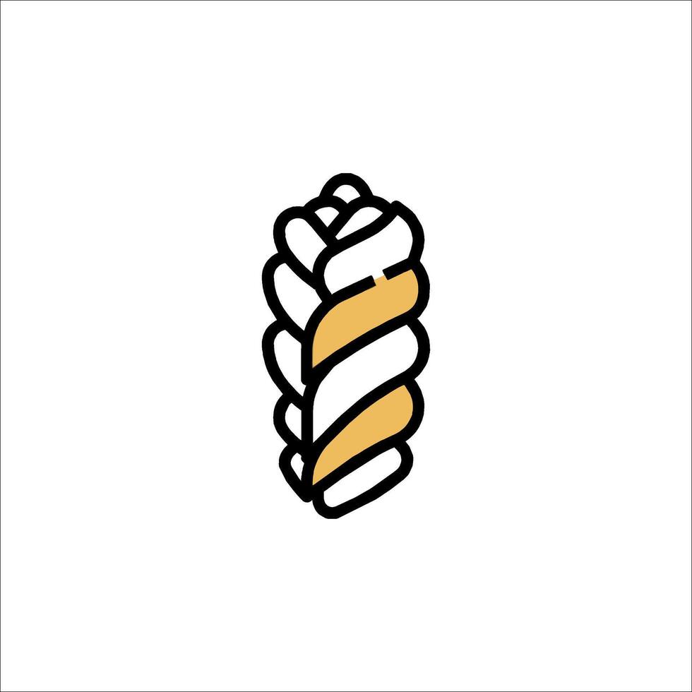 A white and gold logo for a company vector