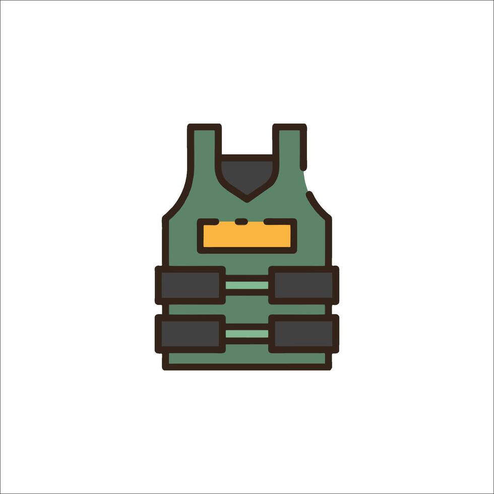 A vest icon on a white background vector