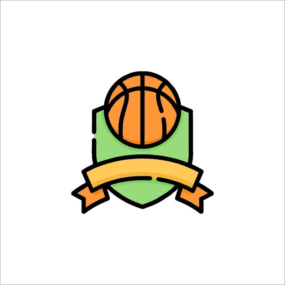 Basketball logo design vector