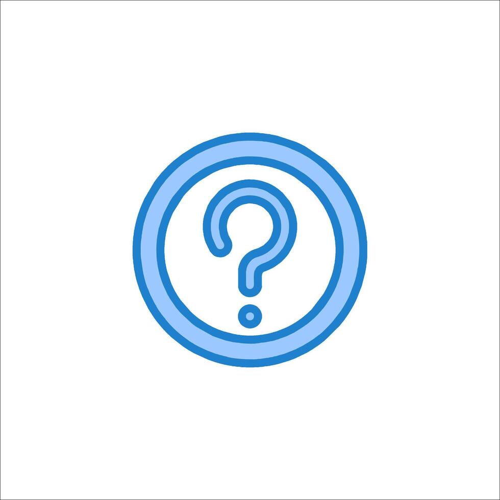 Question mark icon illustration vector