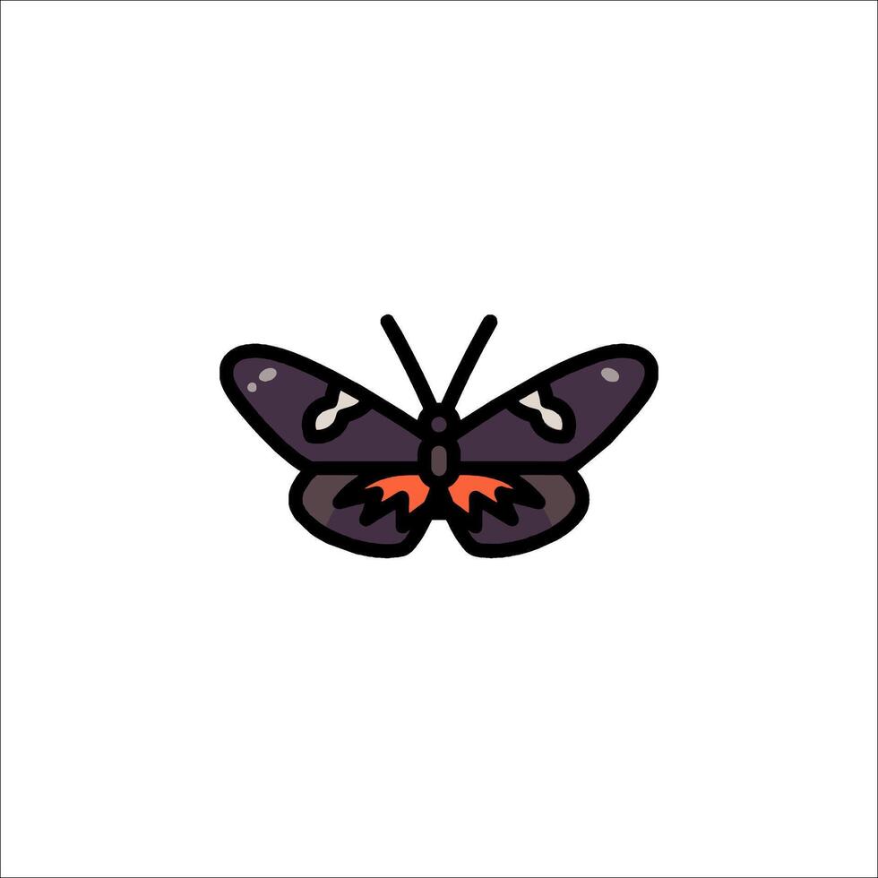 Butterfly icon illustration vector