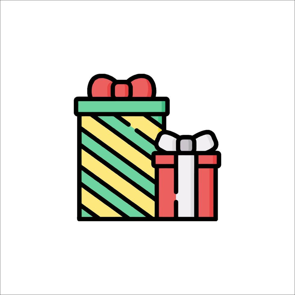 Gift box icon illustration vector
