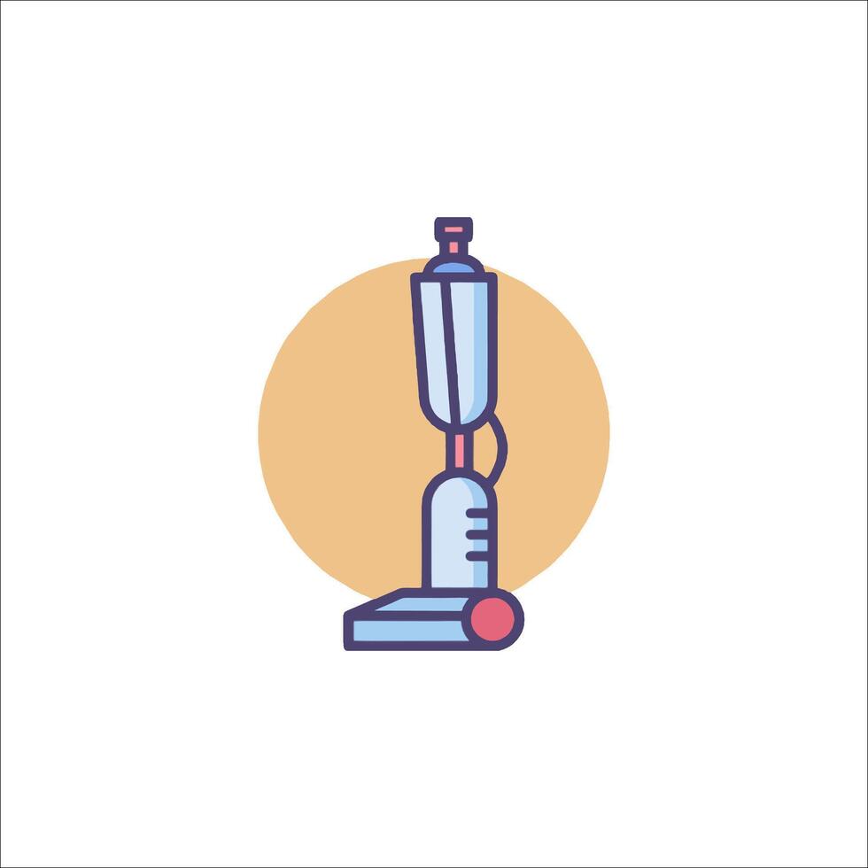 A vacuum cleaner icon on a white background vector