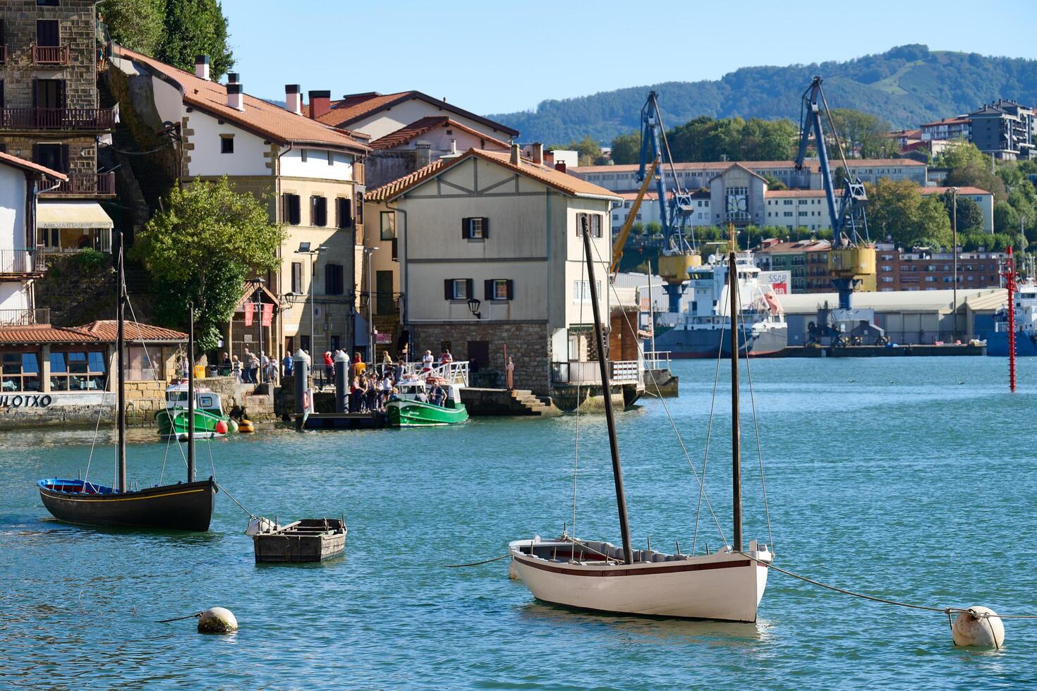 Pasaia Donibane, Guipuzcoa, Spain, 2024, a small fishing village photo