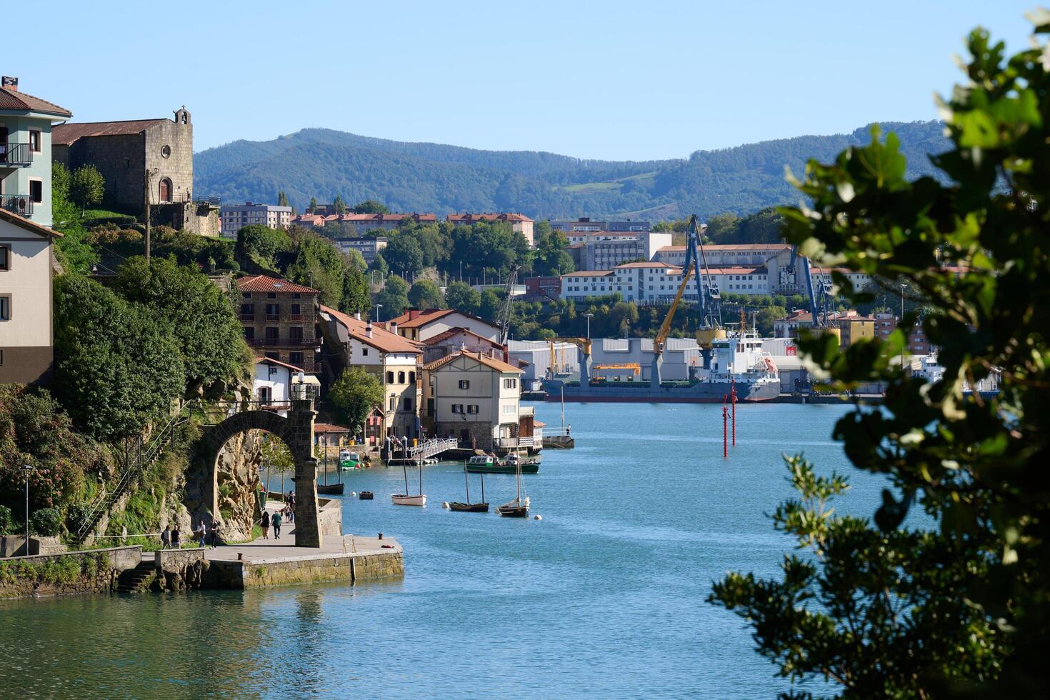 Pasaia Donibane, Guipuzcoa, Spain, 2024, a small fishing village photo