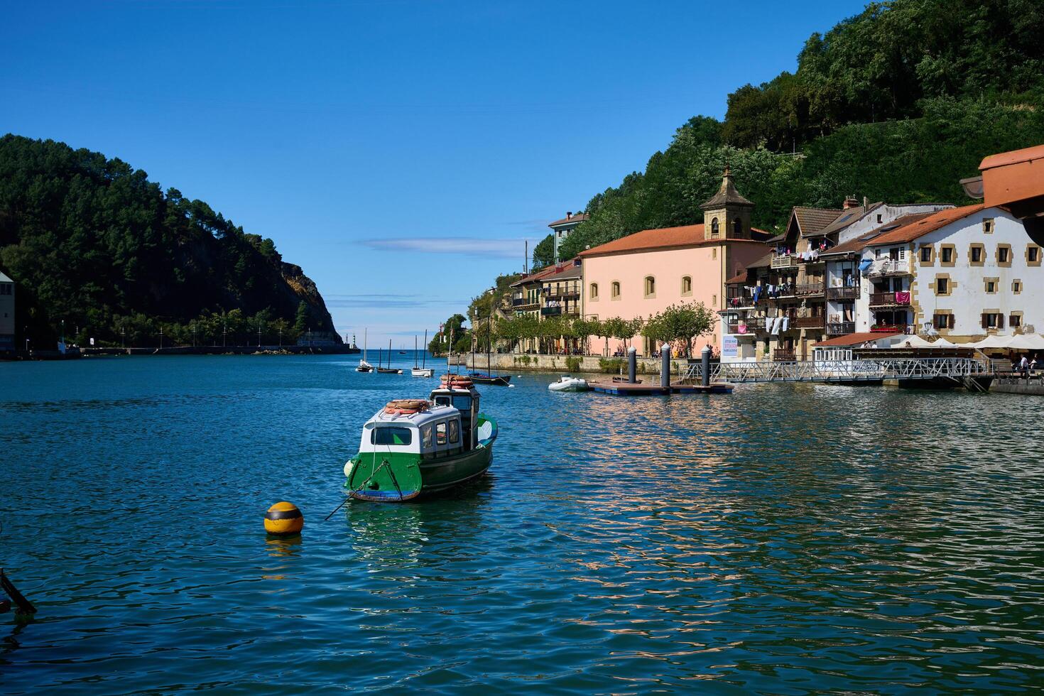 Pasaia Donibane, Guipuzcoa, Spain, 2024, a small fishing village photo