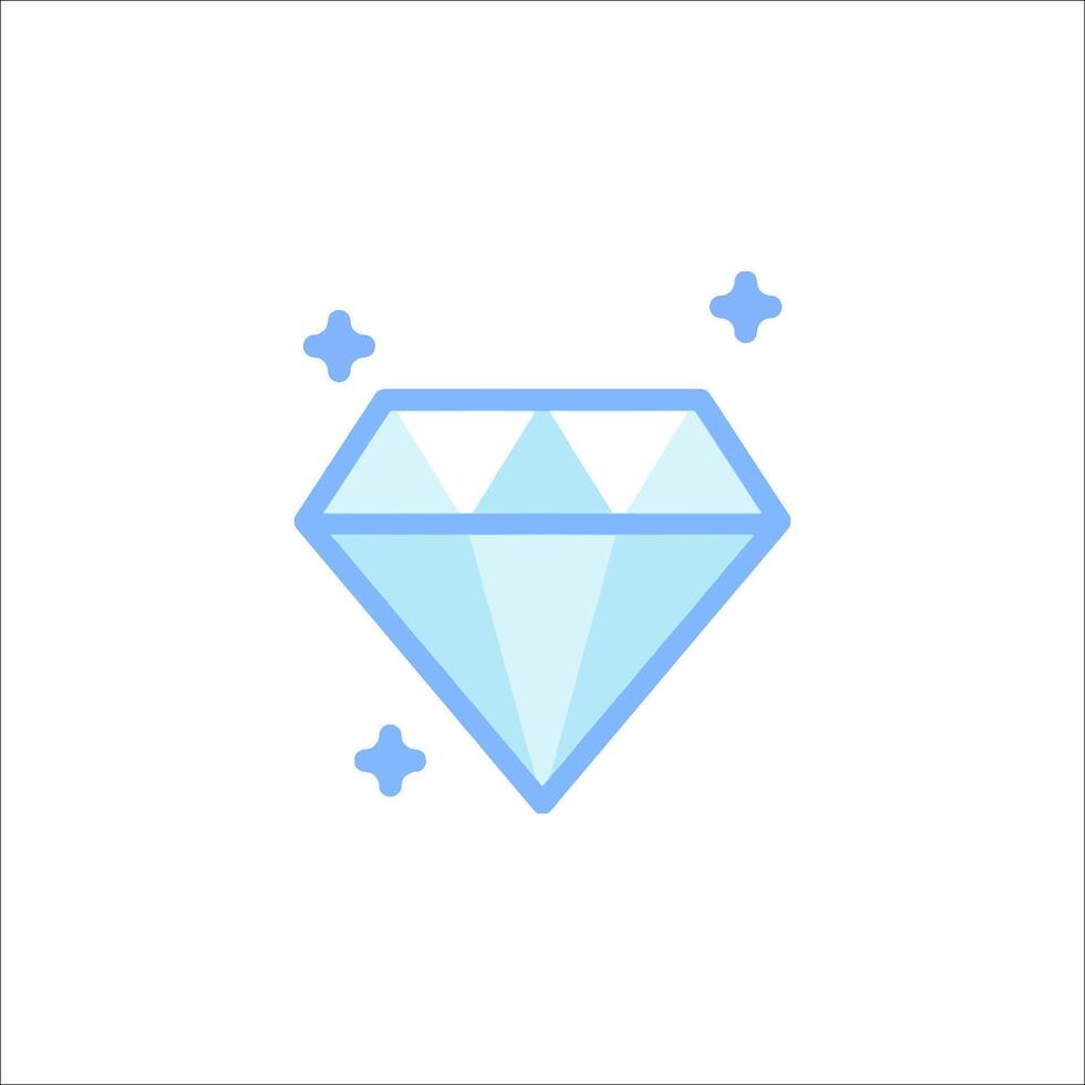 A diamond icon on a white background vector