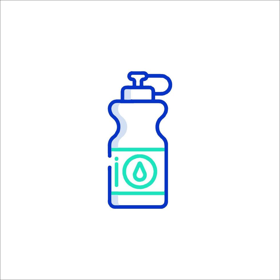 Water bottle icon illustration vector