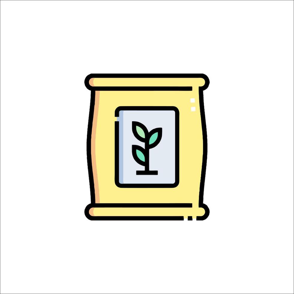 A plant in a jar icon vector