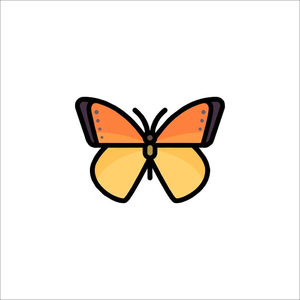 Butterfly icon illustration vector