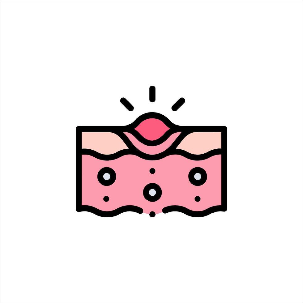 Skin care icon, illustration vector
