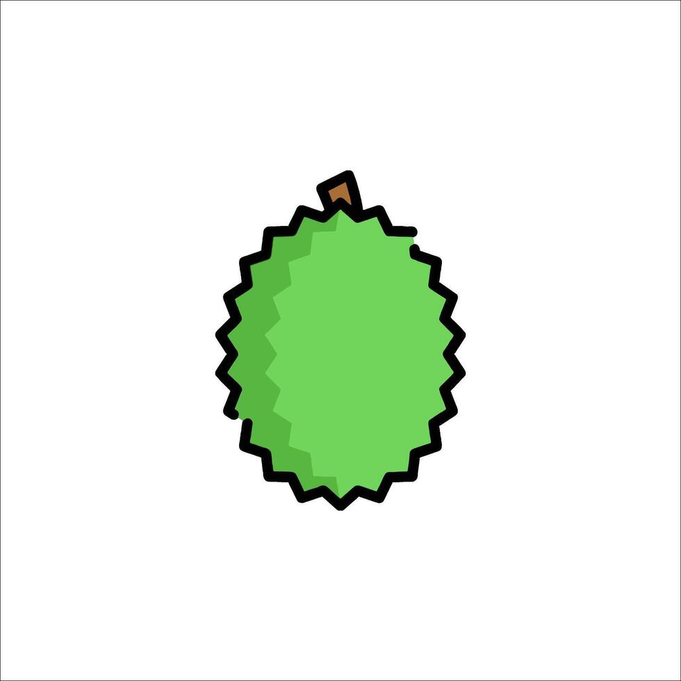 A green fruit icon on a white background vector