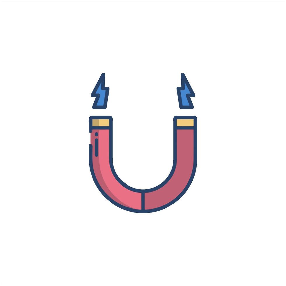 Magnet icon illustration vector
