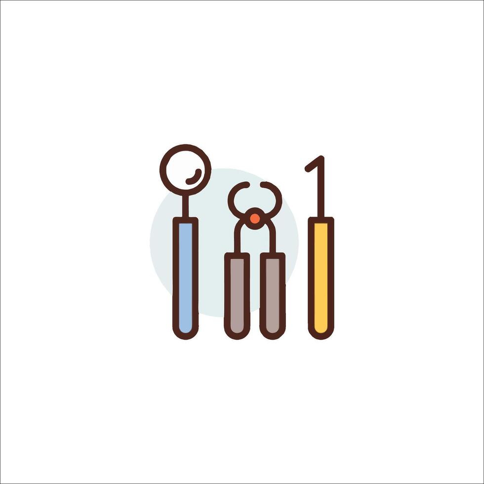 A line drawing of a toothbrush and toothpaste vector
