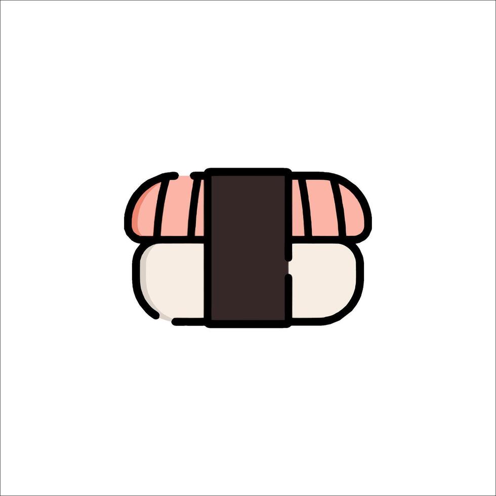 Sushi icon illustration vector