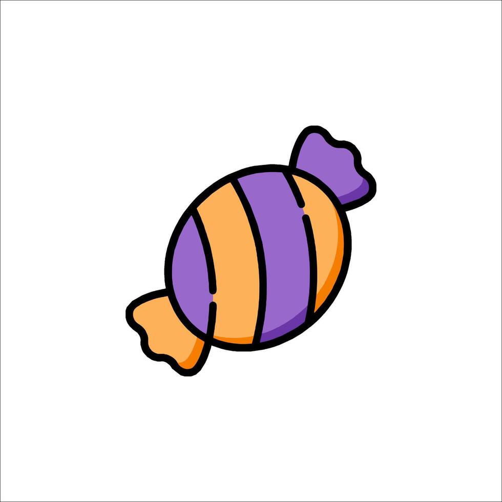 Candy candy icon in cartoon style vector