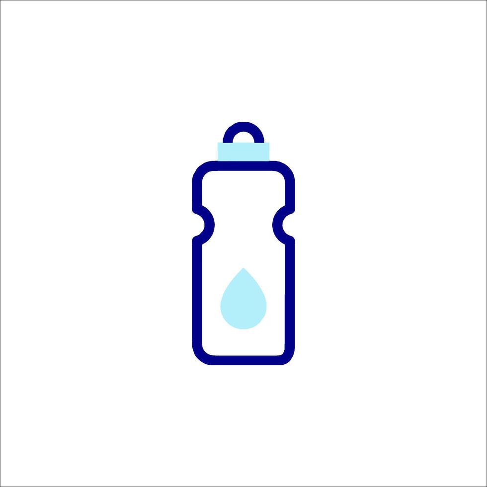 Water bottle icon vector