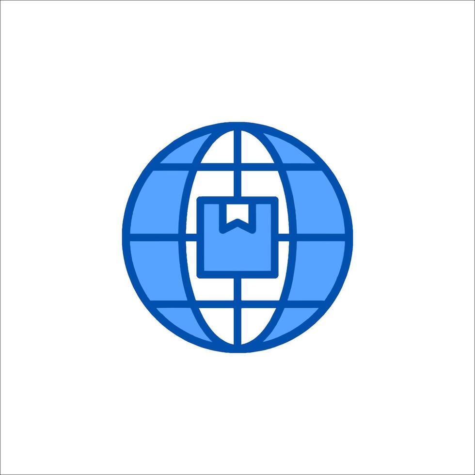 A globe with a book inside it vector