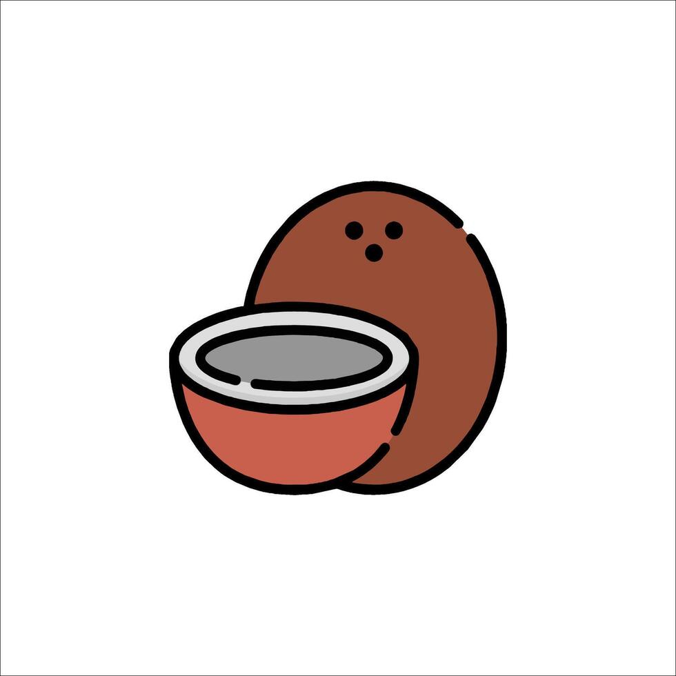 A cartoon egg with a bowl of rice vector