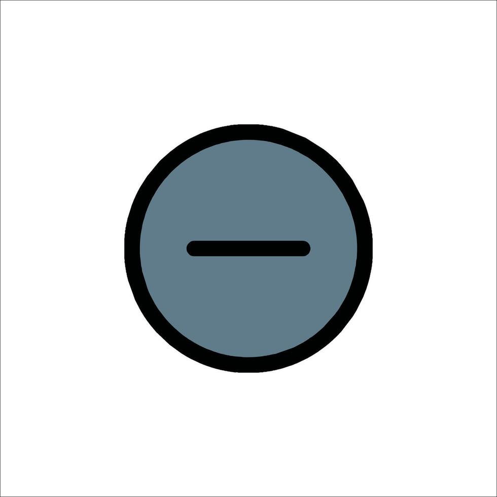 A black and gray circle with an arrow pointing down vector