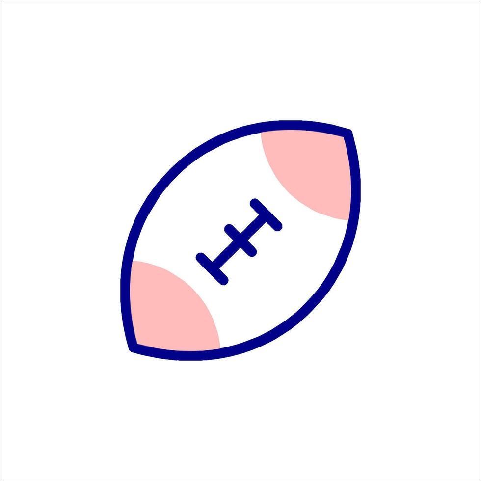 A football ball icon on a white background vector
