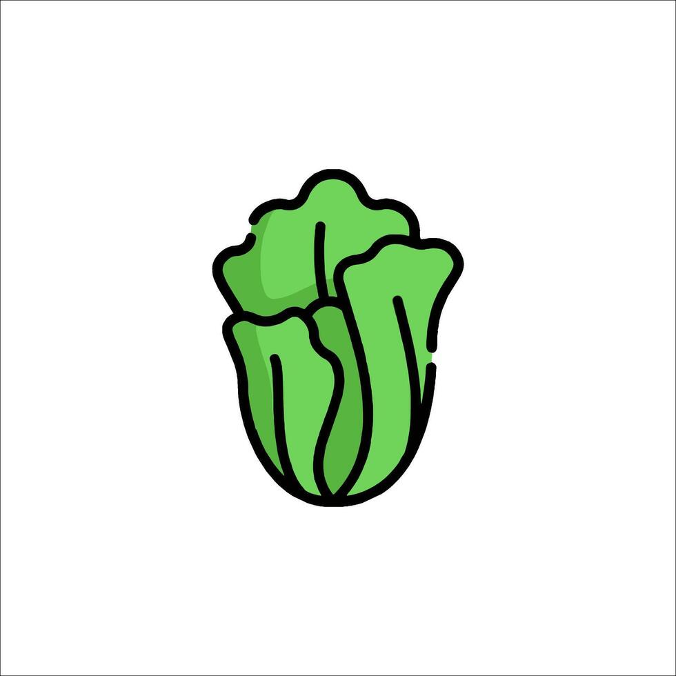 Lettuce icon illustration vector