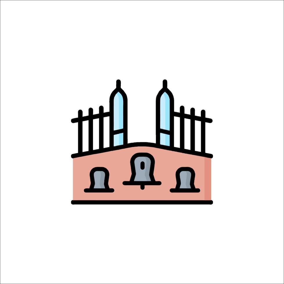 A building with two windows and a door vector