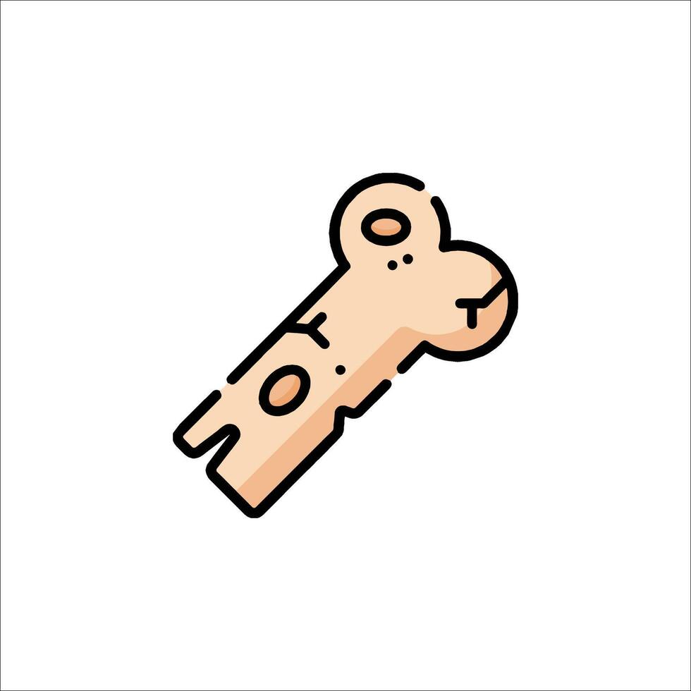 A bone icon on a white background vector