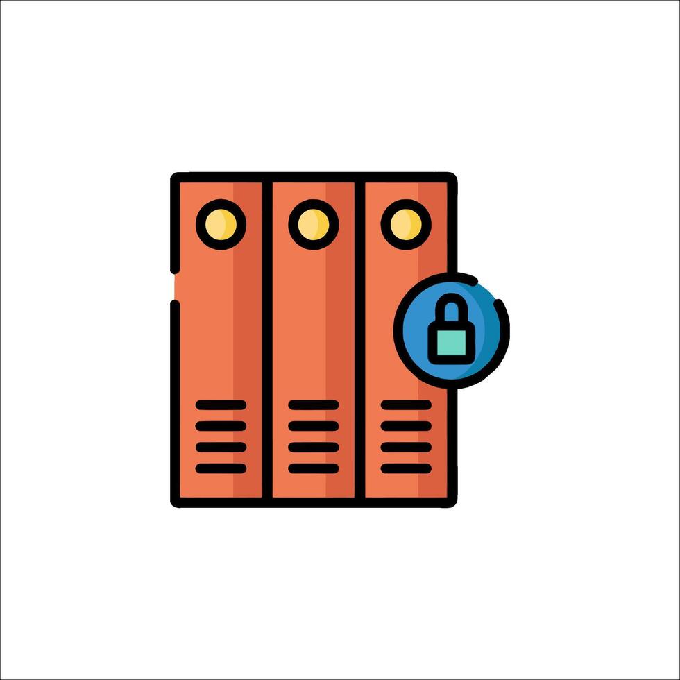 File server icon illustration vector
