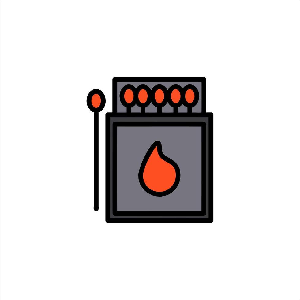 A black and orange icon of a gas stove vector