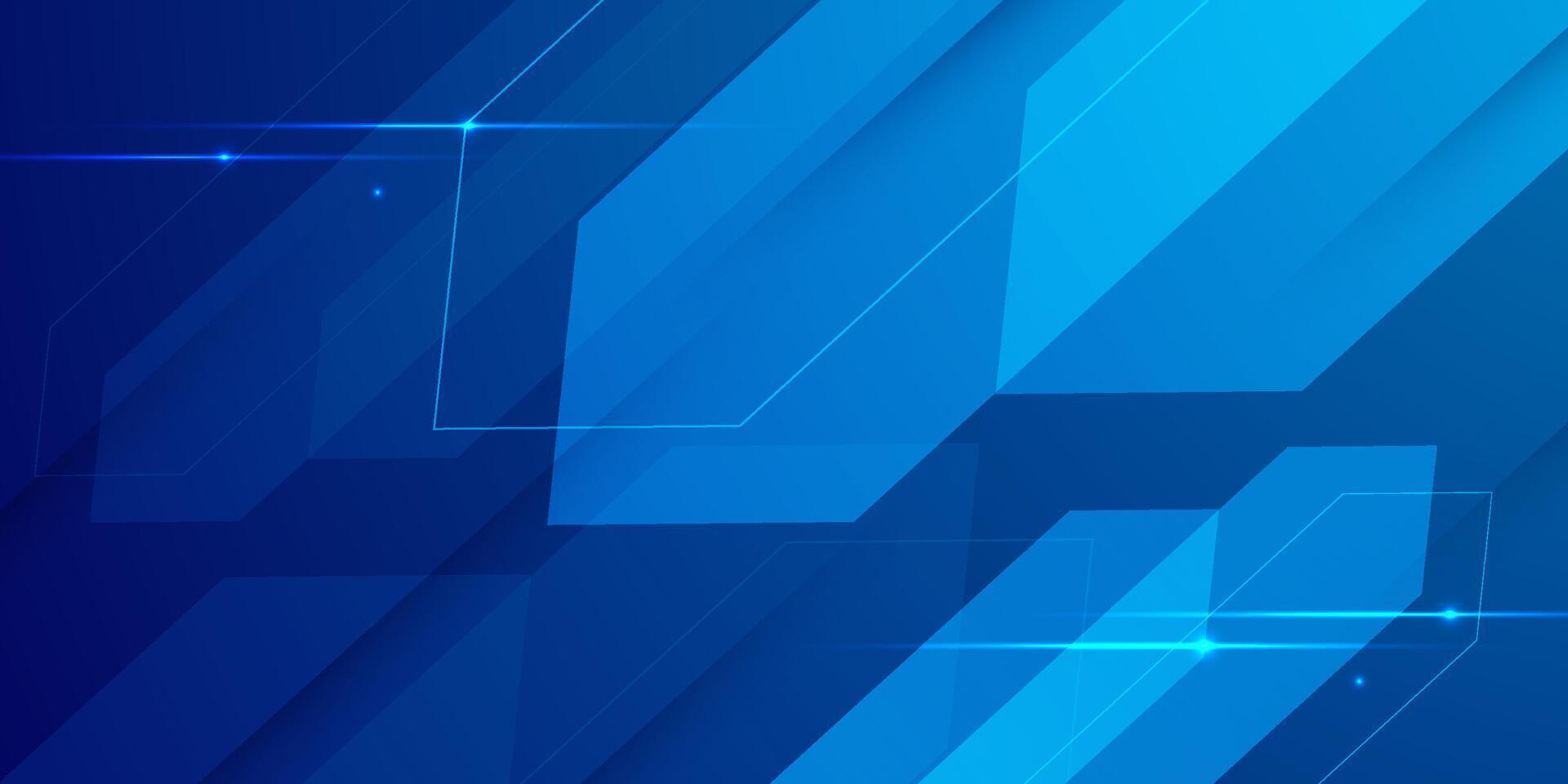 Abstract dark blue overlap shadow and lights background. Papercut template with straight line and shadow. Dark blue background with trendy pattern design. vector