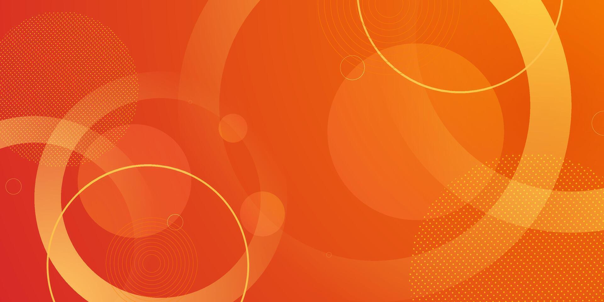 Colorful orange circle pattern 3D background gradient with soft pastel color design. Abstract template and modern stylish texture background. vector