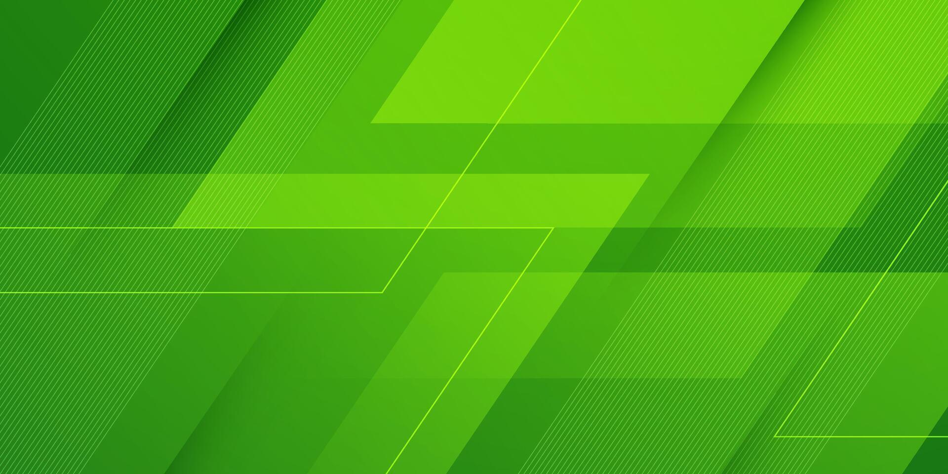 Abstract green 3D background. Overlap background with overlay shape and lines . Green background with simple pattern design vector