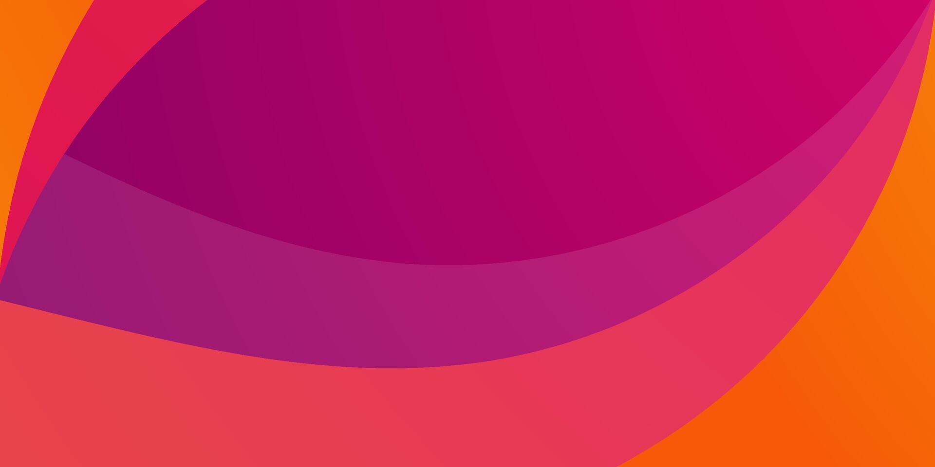 Abstract geometric futuristic background with colorful purple gradient background design. Overlap orange curve shape pattern. vector