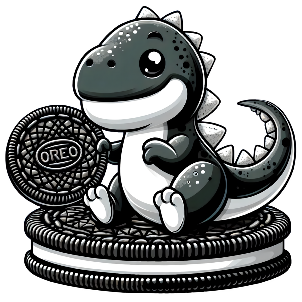 Oreo Cookie Dinosaur png