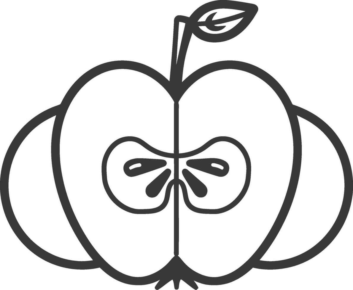 Apple icon illustration vector