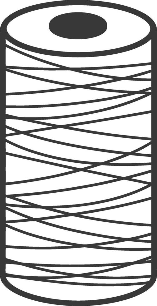 A spool of thread on a white background vector