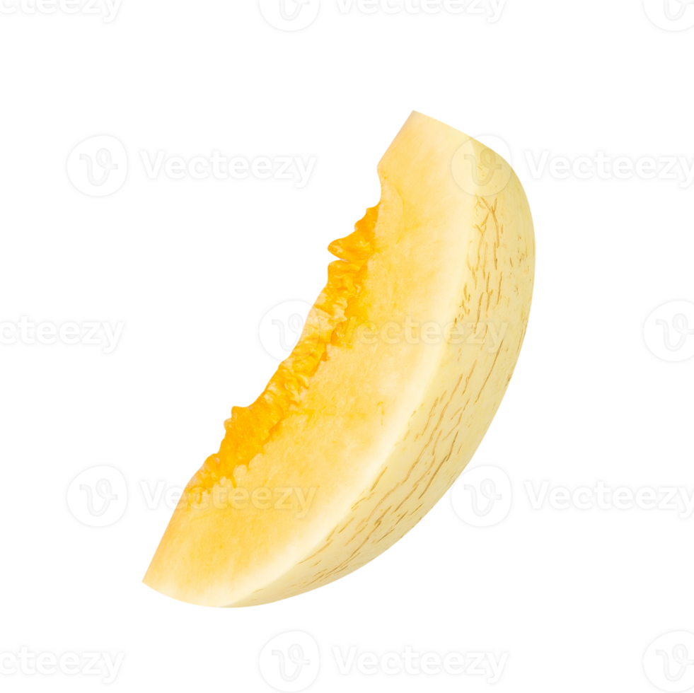 Cantaloupe sliced cutout, full depth of field png