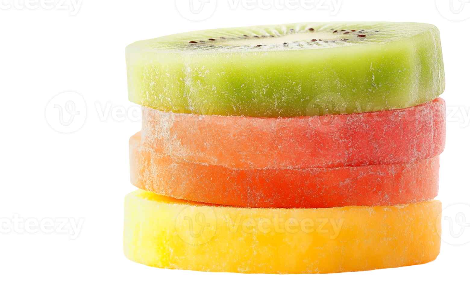A stack of fruit slices png