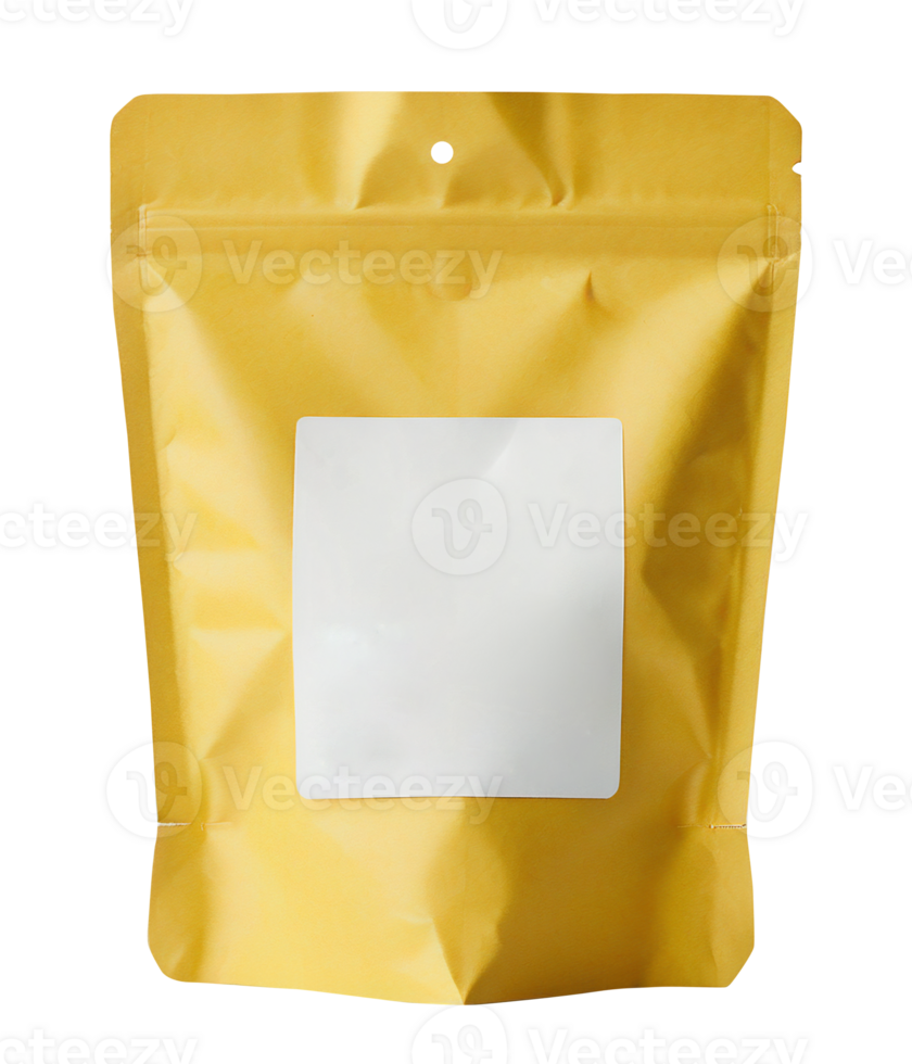 Minimalist Snack Packaging with Paper Kraft png