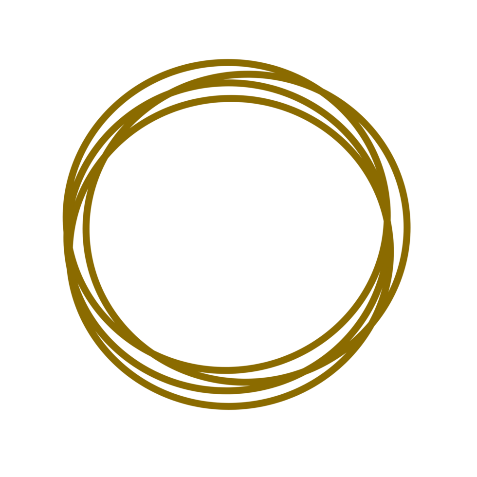 Circles line frame png