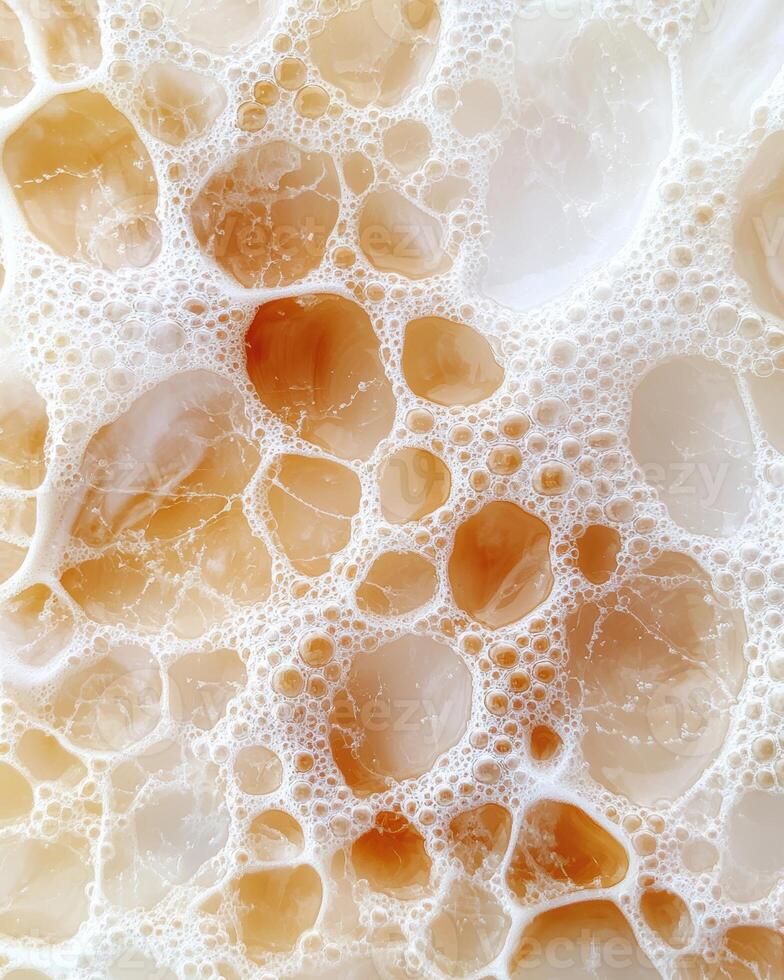 abstract pattern of bubbles and foam photo